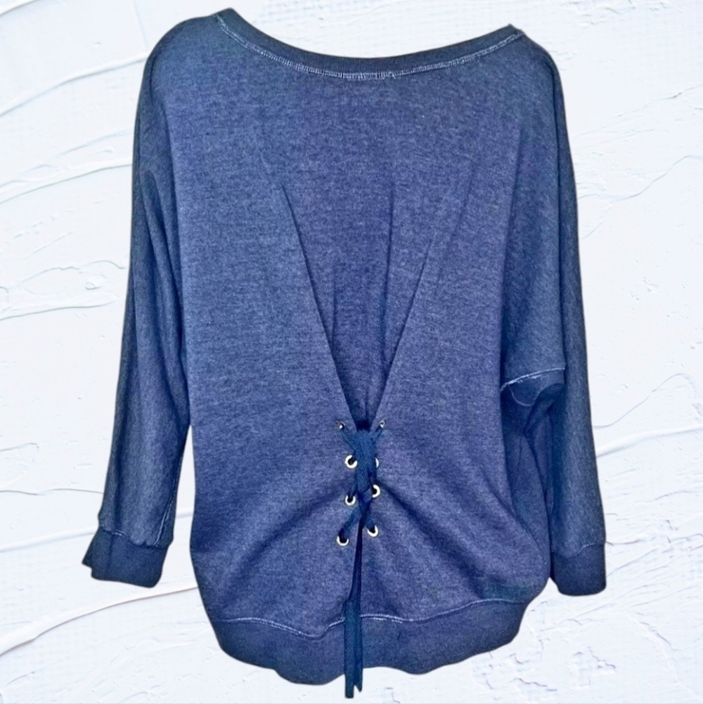Juicy Couture Lace Up Back Corset Sweater